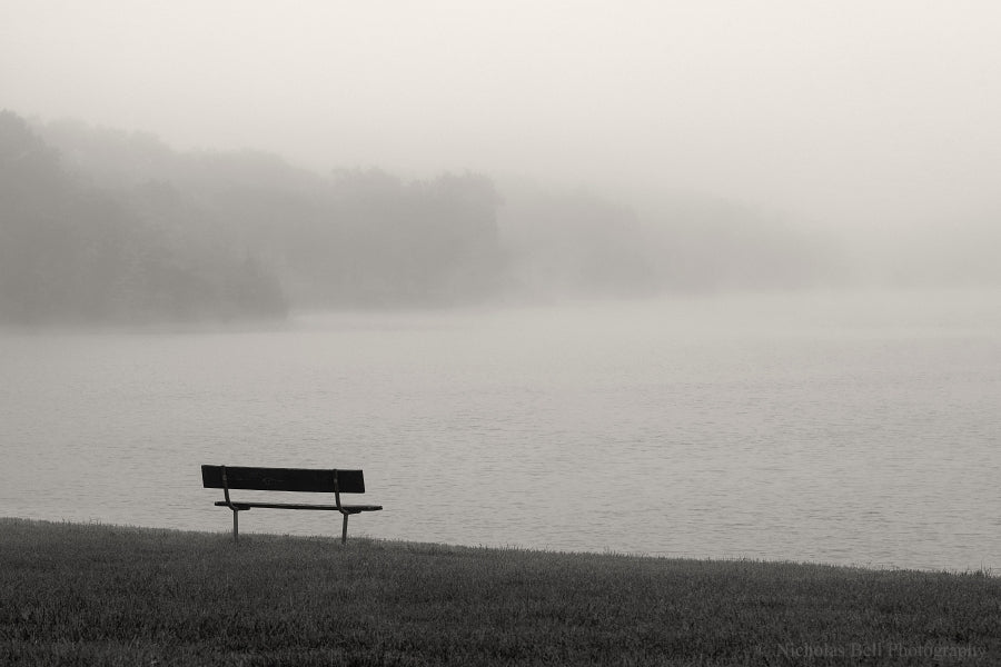 black and white lake photography prints