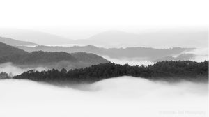 Smoky Mountains- original black and white photography print