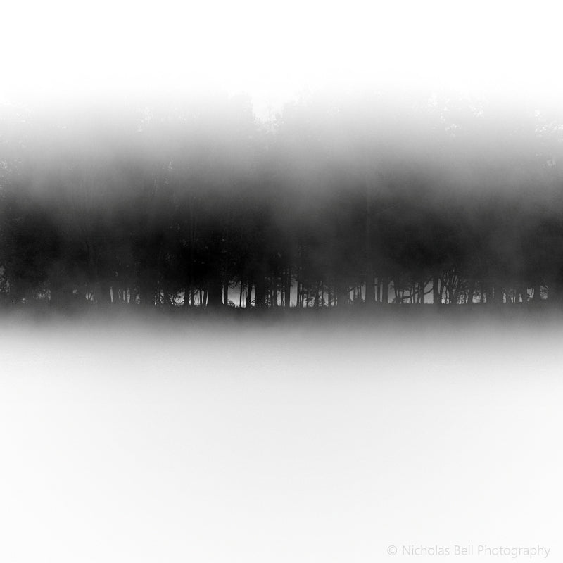 minimalist black and white landscape photography